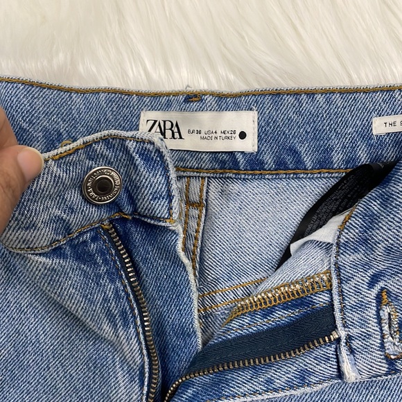 Zara ripped denim shorts - Picture 3 of 8